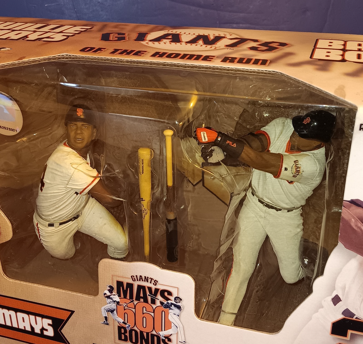 McFarlane Sportspicks Willie Mays and Barry Bonds 660 Giants of