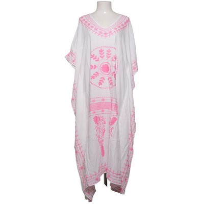 Hera Zeus, Kaftan, Größe: ONE SIZE, Weiß/Pink, Viskose, Blumen, Damen #FgB