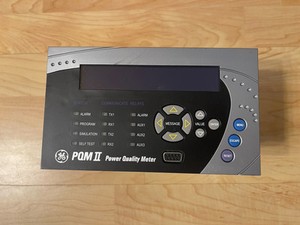 GENERAL ELECTRIC PQM II POWER QUALITY METER USED