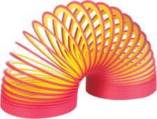 Neon Plastic Slinky Original Classic Spring Toy Fun for Kids  Adults