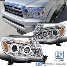 Clear Fits 2005-2011 Toyota Tacoma Led Halo Projector Headlights Leftright