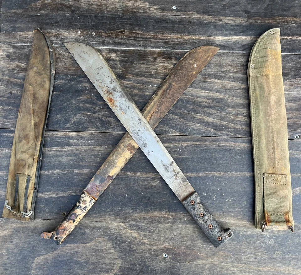 Machetes vintage/antiguos/originales de US ONTARIO KNIVES. Funda  Foto 2 de 4