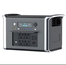 Ctolity 2400W Portable Power Station 2048Wh Solar Generator AC/DC USB for RV Out