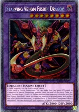 Starving Venom Fusion Dragon  RA04-EN272 Platinum Secret Rare 1st Edition Yugioh