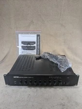 MCM Custom Audio MPA-120 6-Channel Mixer Amp 120W, 70V/100V/4-16 Ohm MIC/AUX/TEL