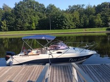 Motorboot mit Trailer gebraucht 175Ps Viertak...