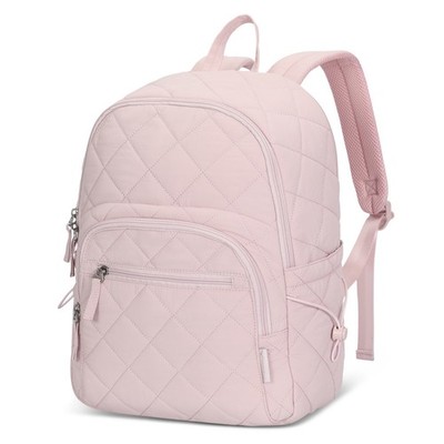 Hynes Eagle Women 16 inch Laptop Backpack Quilted College Backpack Travel Bags