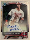 2025 Bowman Chrome #BMA-WJ Mega Box Walker Jenkins Prospect Auto Refractor Mojo
