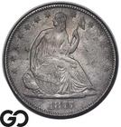 1877 Seated Liberty Half Dollar Nice! Choice AU+