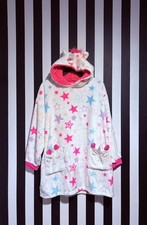 🩷 primark white unicorn snuddie snoodie hoodie oversized lounge jumper L-XL new