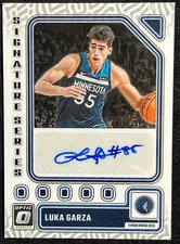 2023-24 Donruss Optic Basketball- Luka Garza Signature Series Auto #SS-GZA