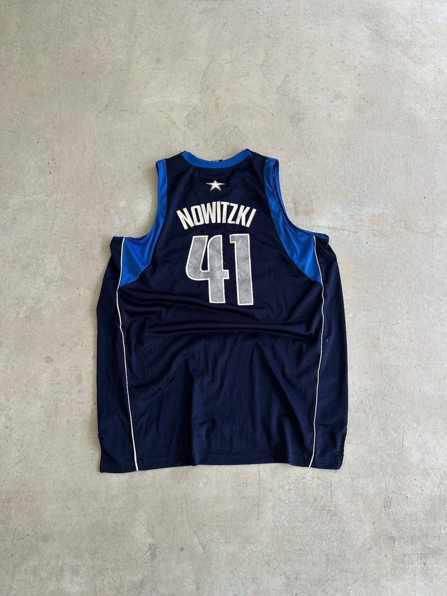 Dallas Mavericks Dirk Nowitzki #41 Adidas NBA Authentic Size XXL