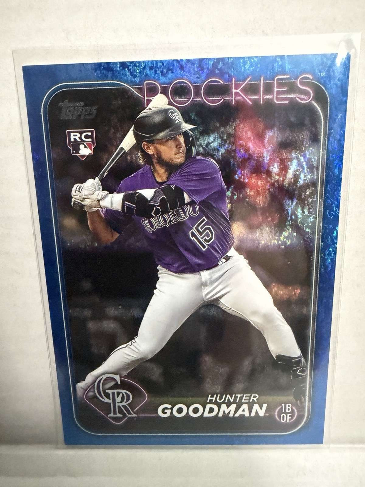 2024 Topps Series 2 - Hunter Goodman #432 Blue Foil /999 (RC)