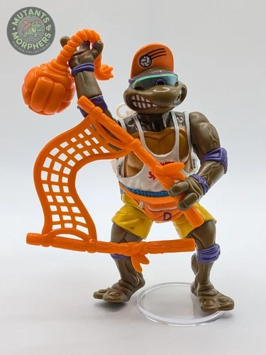 Vintage Playmates 1992 Sewer Spitting Spike N Volley Don Action Figure