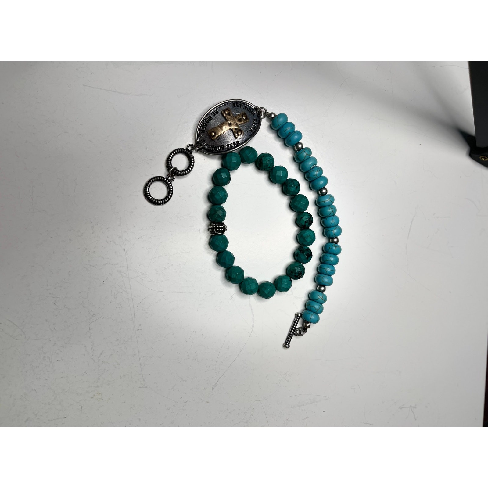 bracelets two turquoise colored stone coordinatin… - image 6