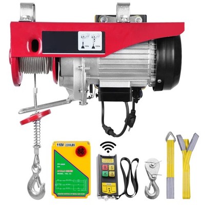 Uimoso Electric Hoist 2200lb Crane Winch with Wireless Remote Control 1600W 110V