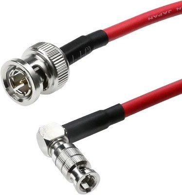 CANARE Right Angle Micro BNC to BNC 12G-SDI Flex 75Ohm 4K UHD Video Coax. Cable