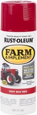 Rust-Oleum 303473 Farm & Implement Spray 12 Ounce (Pack of 1), Troy Bilt Red 