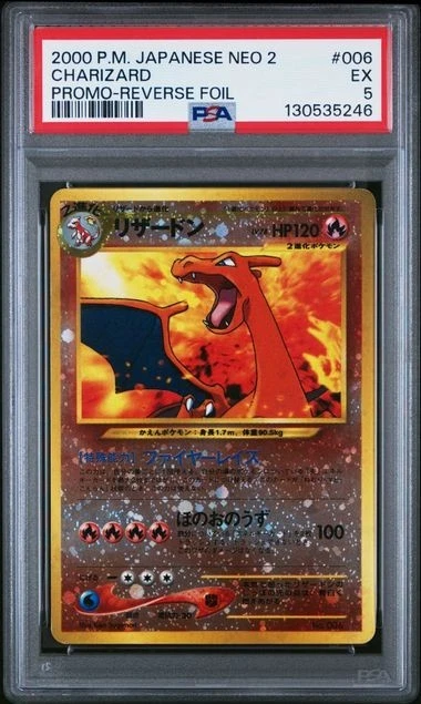 Pokémon TCG Grade 5 Charizard Individual Collectible Card Game