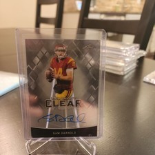 2018 Leaf Trinity Sam Darnold Clear Auto RC Seattle Seahawks