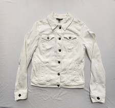 Tommy Hilfiger Girl Denim Jacket White Size M