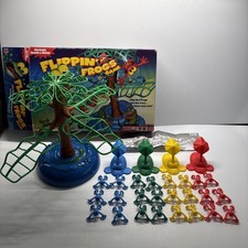 Flippin’ Frogs Board Game Mattel Edition In Box  Tested