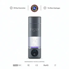 EVOLV Hydrogen Water Bottle Restocked (carbon)