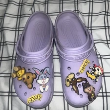 Justin Bieber Drew House Crocs Purple Size 8 Mens