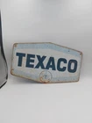 Pair(2) Of Texaco Blue Tin Wall Mounted Vintage Signs