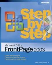 Microsoft Office FrontPage 2003 Step by Step Paperback