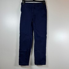 Gap Kids Navy Blue Chino Pants Boys 10 Adjustable Waist Straight School Uniform