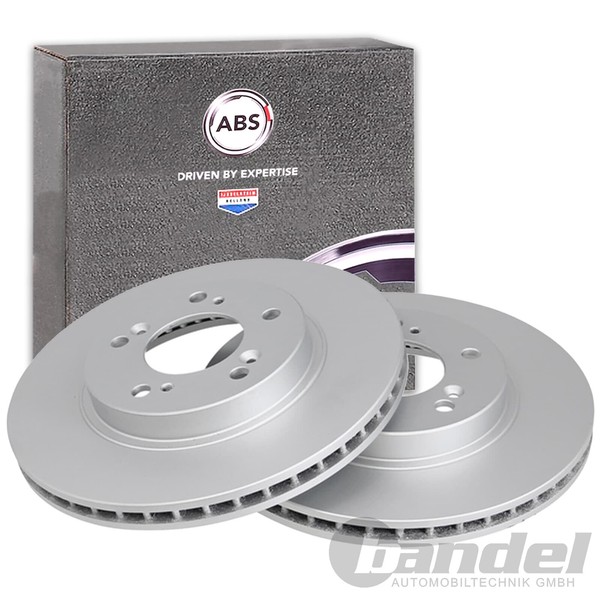 2X A.B.S. Bremsscheiben 282Mm Vorne Passend FüR Honda CR-V HR-V Integra Legend-image