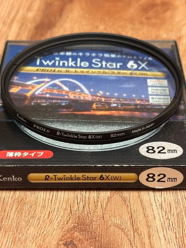 Kenko R-Twinkle Star 6X(w) 82mm Star Filter for Night & Stage Photography - Image 2 of 2