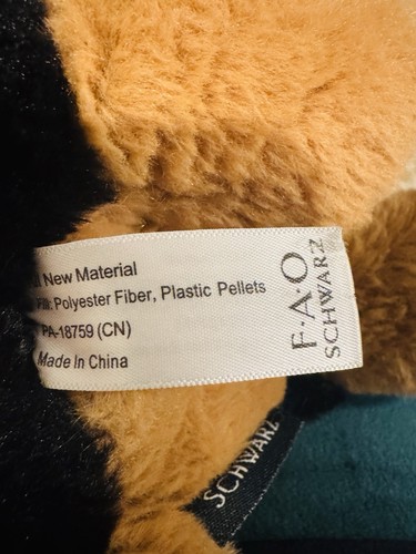 FAO SCHWARZ Adopt A Pet GERMAN SHEPHERD Puppy Dog 14" Laying Floppy Plush - Picture 9 of 11