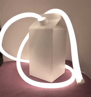 SELETTI, Milkglow resin and silicone lamp, Designer Zambelli - THE SWAN