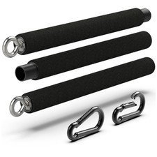 Portable Steel Resistance Bar for Bands - Adjustable from 38" to 26" - Dual C...