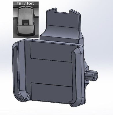 VW Handyhalterung S68 Standard Charge Smartphone Aufnahme Konsole Adapter
