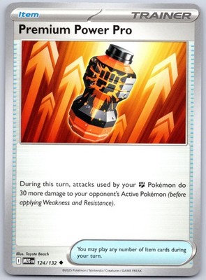 Pokemon - Premium Power Pro - 124/132 - Uncommon - Mega Evolution - LP