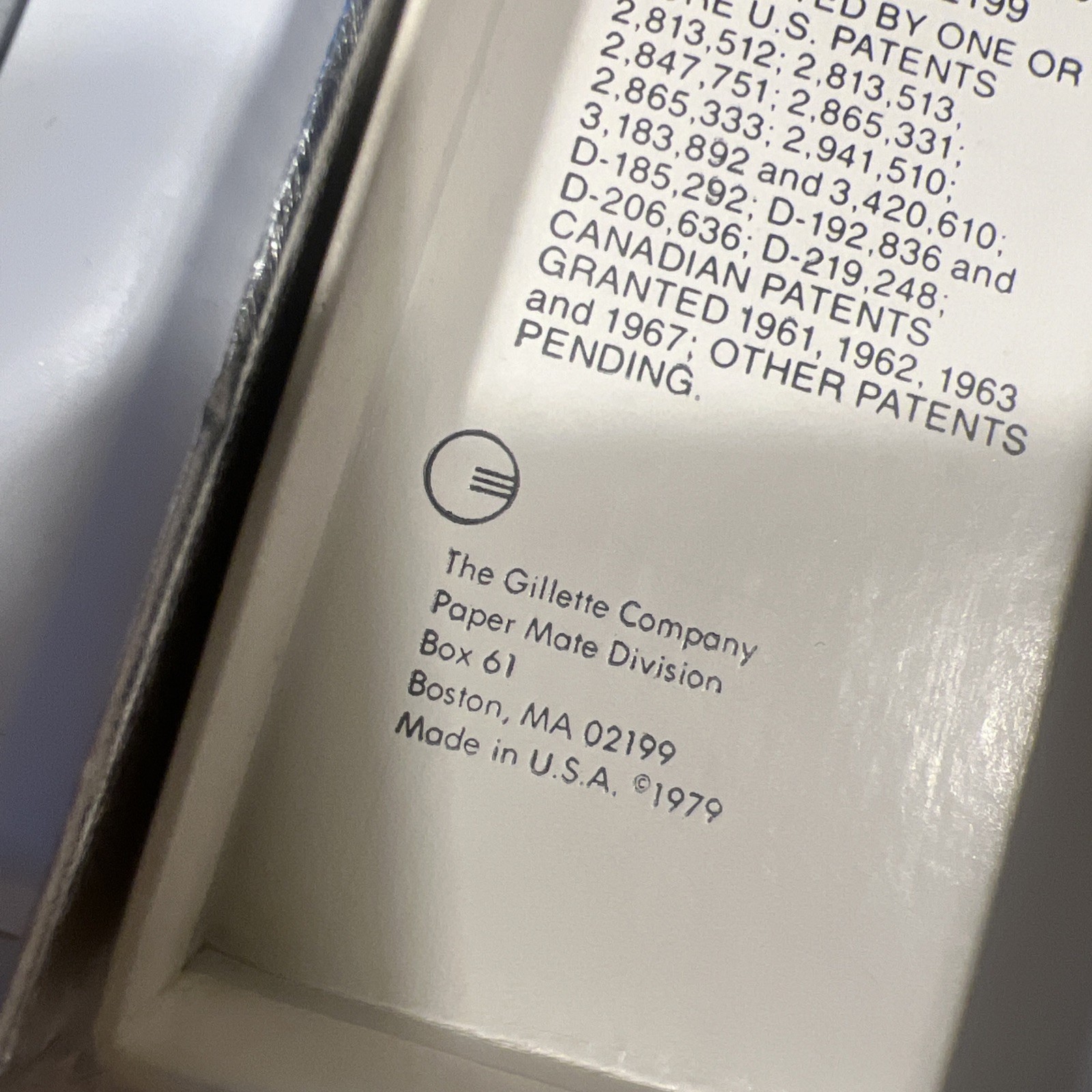 Paper Mate Vintage Double Heart  Chrome ball Pen *needs ink*