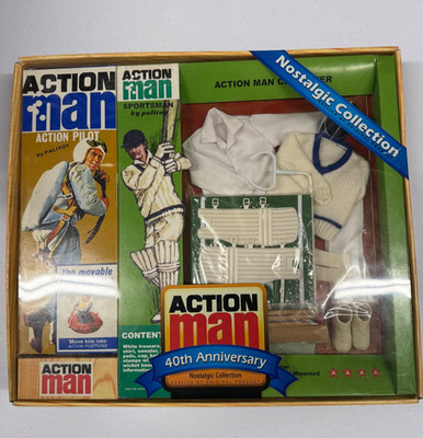 Action Man 40th Anniversary Nostalgic Collection Palitoy Cricketer CANADA SHIPS