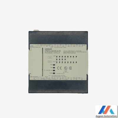 Omron CPM1A-20CDR-A-V1 PLC CPU Controller Unit 100-240VAC Industrial Automation