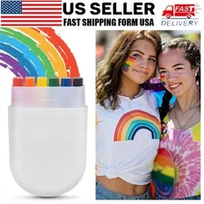 Pride Rainbow Makeup Supplies Face Painting Crayons Face Body Paint 6 Colors