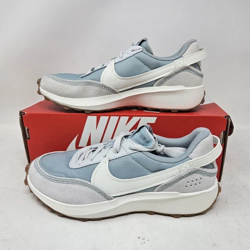 Scarpe da ginnastica donna Nike Waffle Debut grigio blu comode DH9523 006 taglia 9