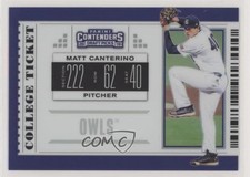 2019 Panini Elite Extra Edition College Ticket Holo Matt Canterino #CT-MC 1n5