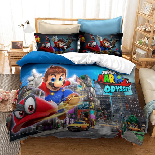 Super Mario Odyssey Bedding Set Duvet 