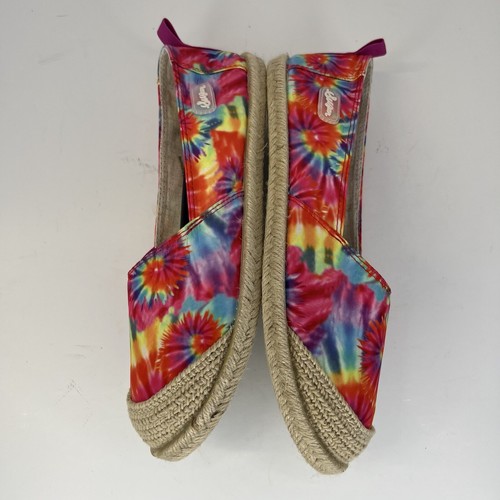 Sugar Evermore Damen-Espadrille-Flats mehrfarbig Batik Größe 8,5 neu ohne Karton - Bild 7 von 9