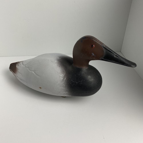 Feather-Lite Vintage Drake Canvasback Duck Decoy Hard Plastic McGuire Stabilizer - Picture 4 of 11
