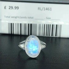 Natural Moonstone Ring 925 Sterling Silver Handmade Ring Christmas Gift For Her