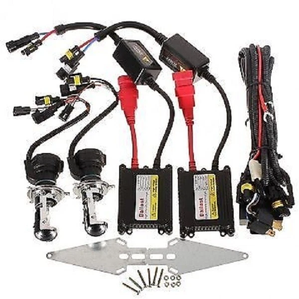KIT H4-3 6000k 55w FARI BI XENO BI-XENON 55W WATT SLIM DIGITALE BALLAST 6000 K - Immagine 2 di 4