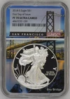 2018-S American Silver Eagle San Francisco Bay Bridge NGC PF70 Ultra Cameo FDOI